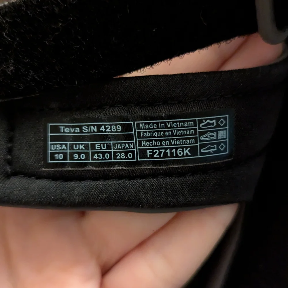 Teva Men's Minam Sandal Color Black